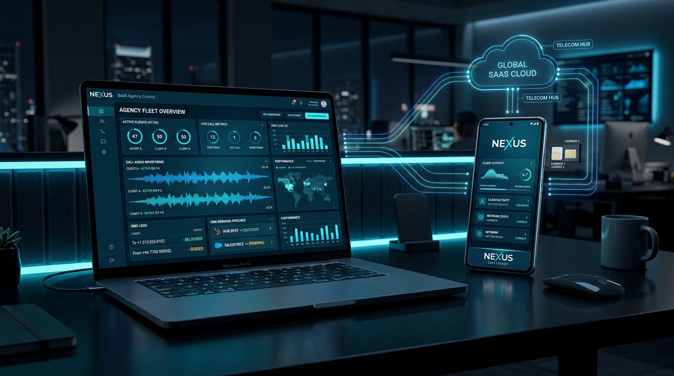 Agency White Label Telecom Fleet Command Center